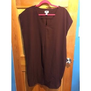Old Navy Maroon Shift Dress